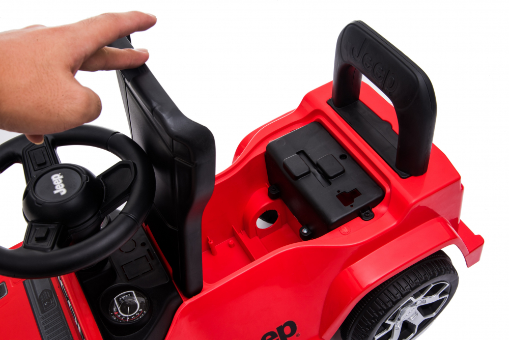Masinuta Jeep Rubicon Red, fara pedale - imagine 8