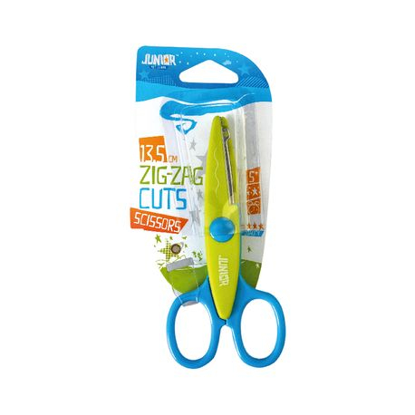 Foarfeca Zig Zag Junior, Ergonomică, 13.5 cm