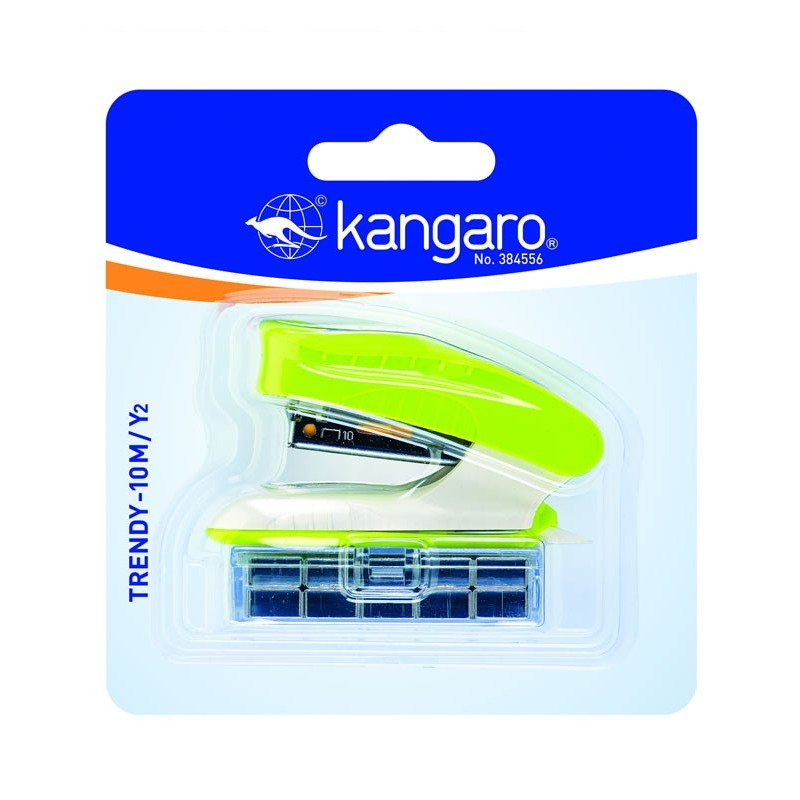 Mini capsator Kangaro Trendy-10M, 10 coli, verde