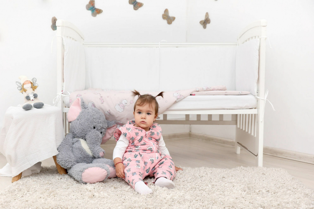 Lenjerie pat copii Ursuletul Martinica | Kids decor - imagine 4