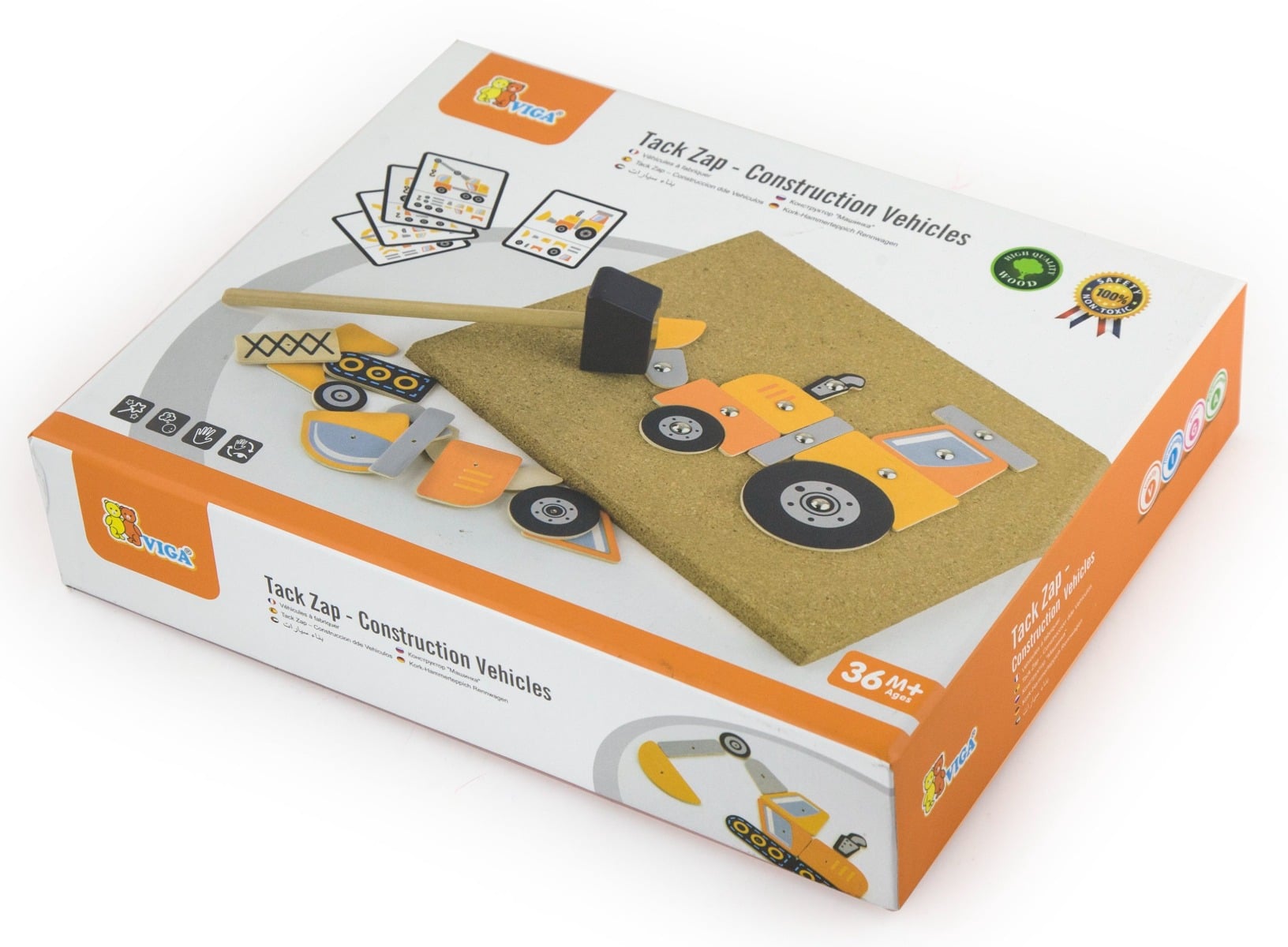 Set de Mesterit Viga - Vehicule de Constructie 45 Piese