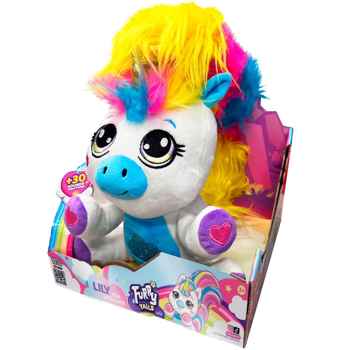 Jucărie Plus Interactivă Furry Tails Unicornul Lily