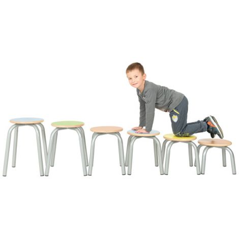 Taburet Stivuibil Flexi Galben | Moje Bambino - imagine 4