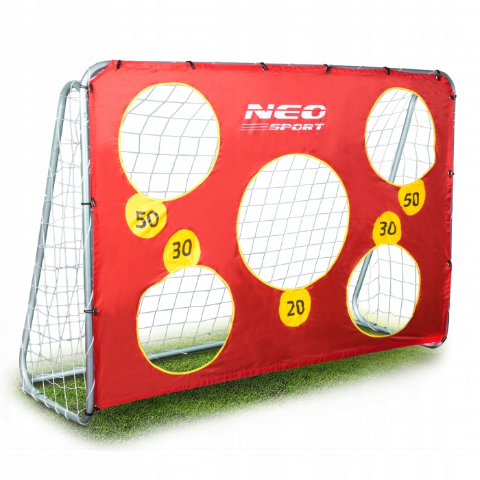 Poarta Fotbal Neo-Sport cu Covoras Numerotat - imagine 2
