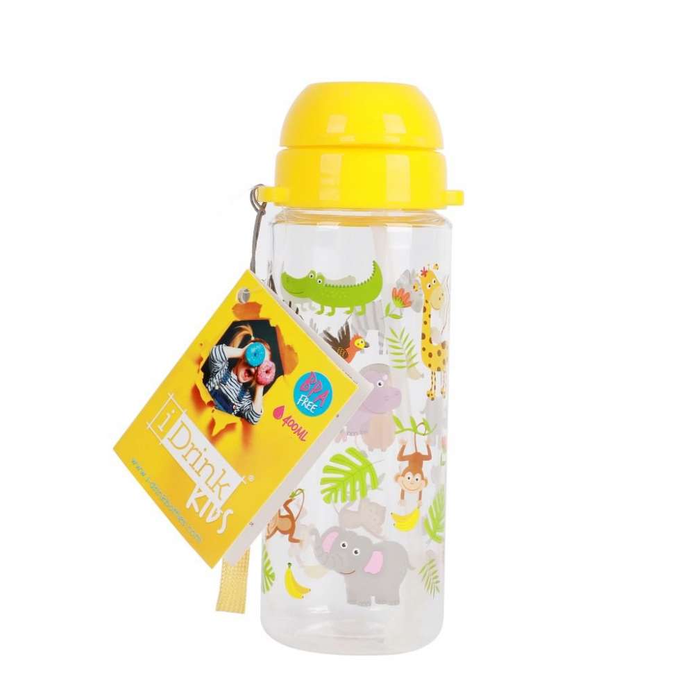 Itotal Sticlă Tritan Animale Jungla 400ml - imagine 3