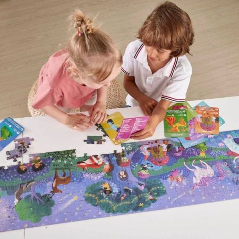 Puzzle Dino Hape Fluorescent 200 piese - imagine 8