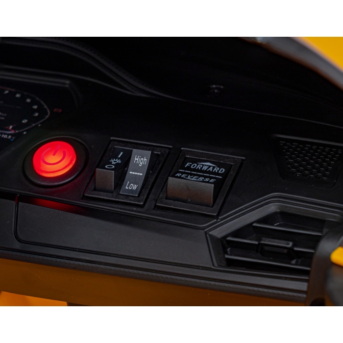Masinuta Electrica BMW M4 Galben 70W, Telecomanda - imagine 9