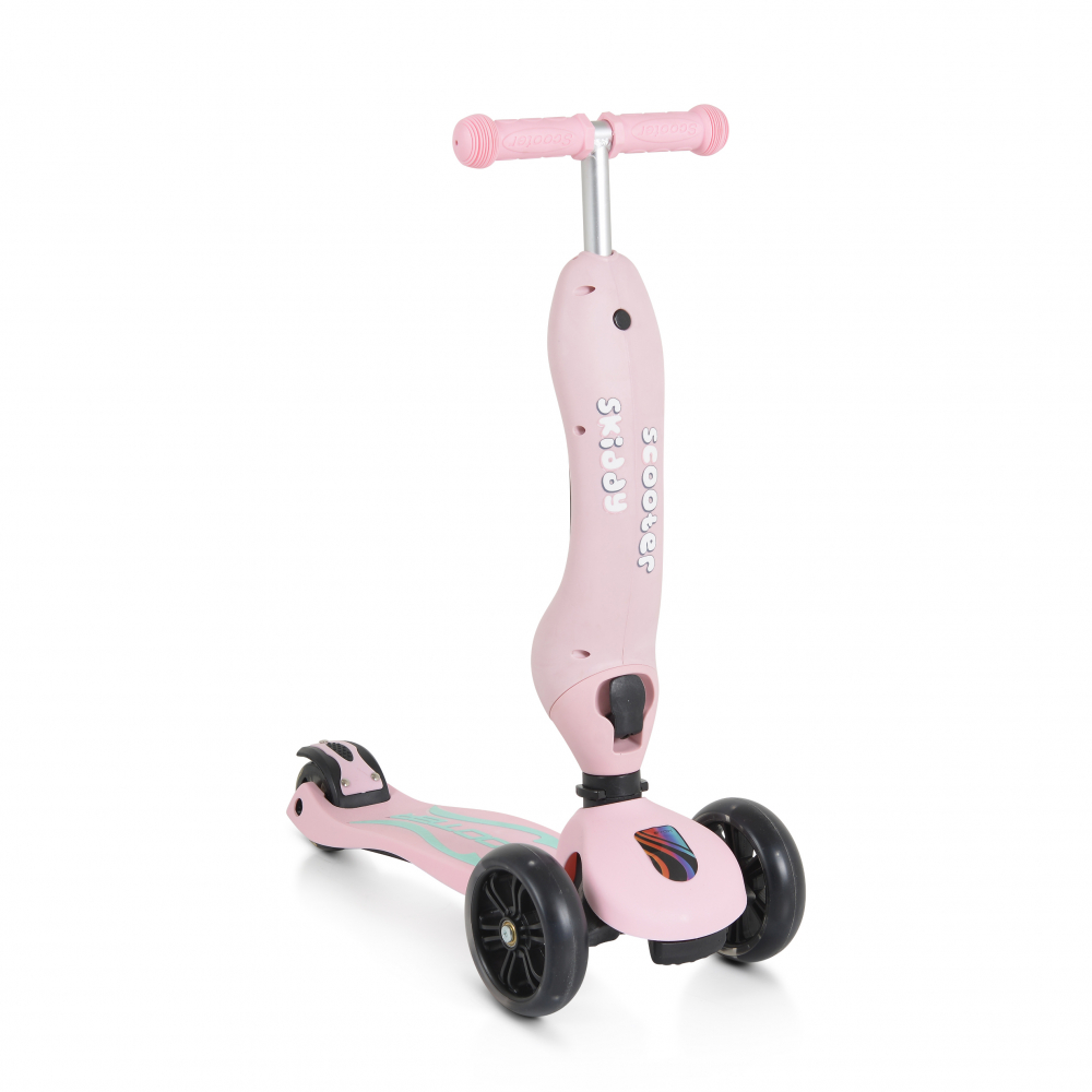 Trotineta 2in1 Byox Pink cu Scaun și LED - imagine 4