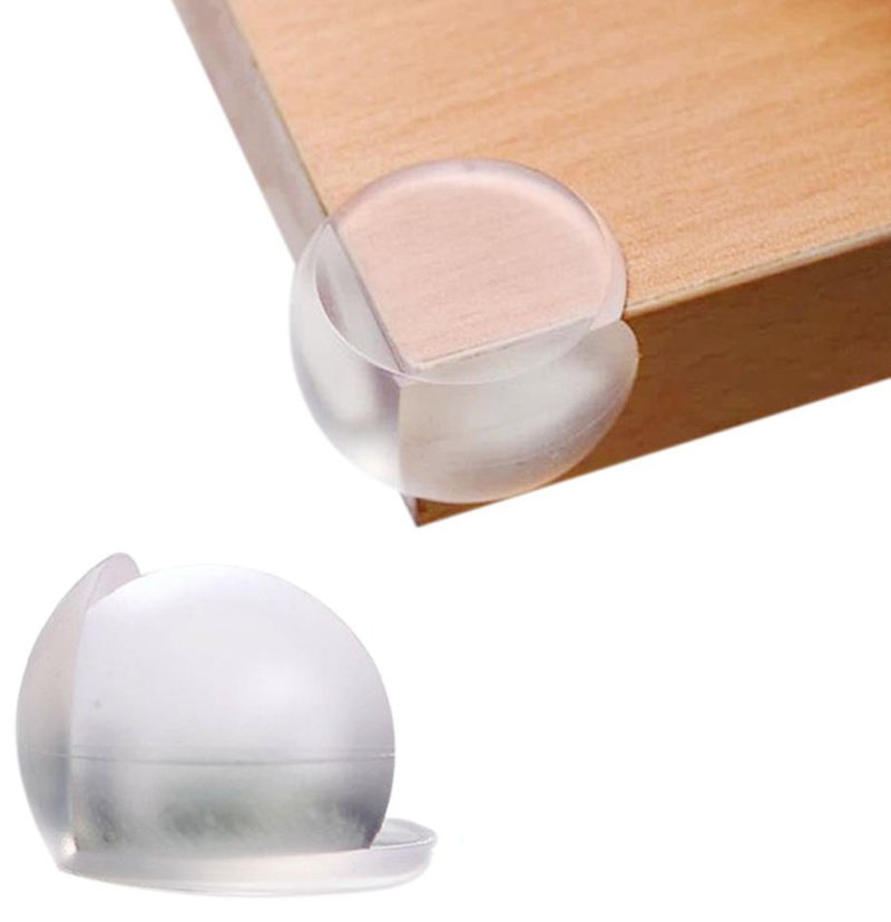 Protecție Colțuri Silicon Ikonka, 3x3 cm Transparentă