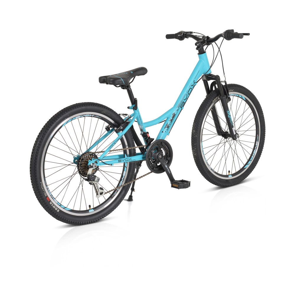 Bicicleta Byox Princess Turcoaz 24 inch, 21 Viteze