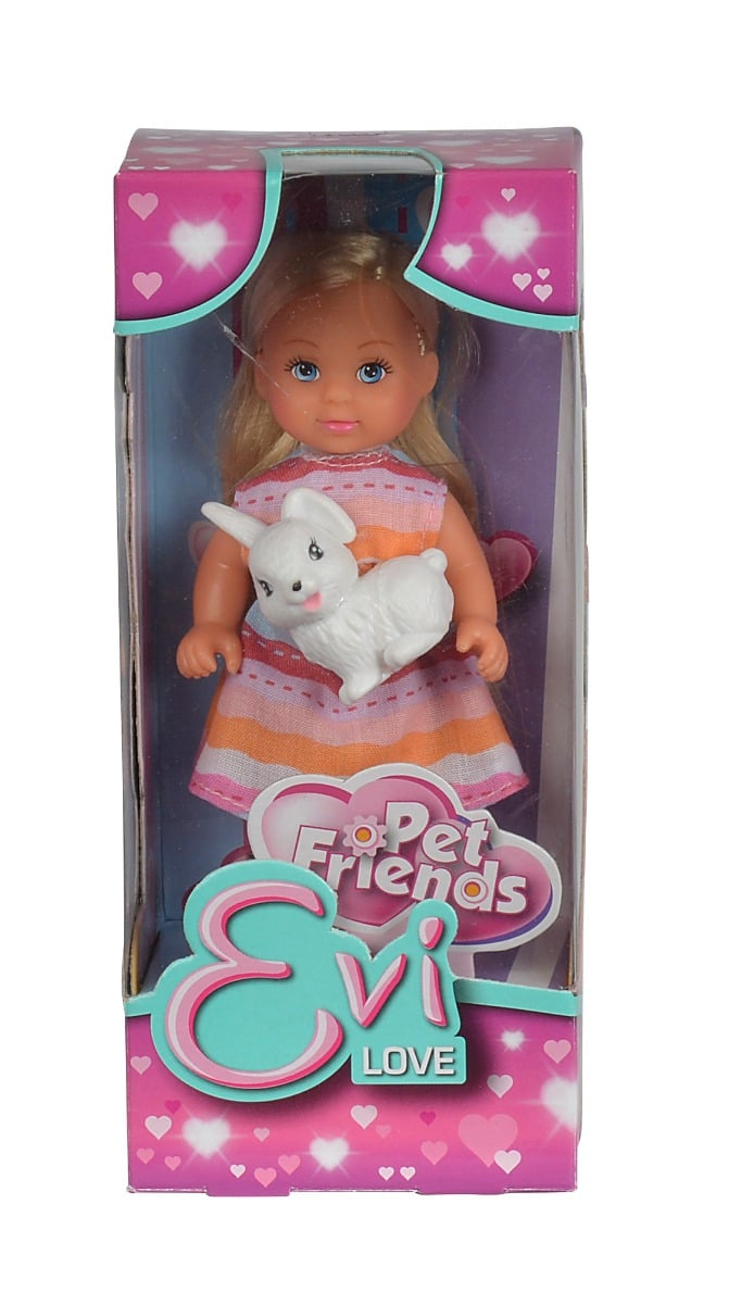 Păpușă Evi Love cu Iepuraș, 12 cm - Jucării pentru Copii