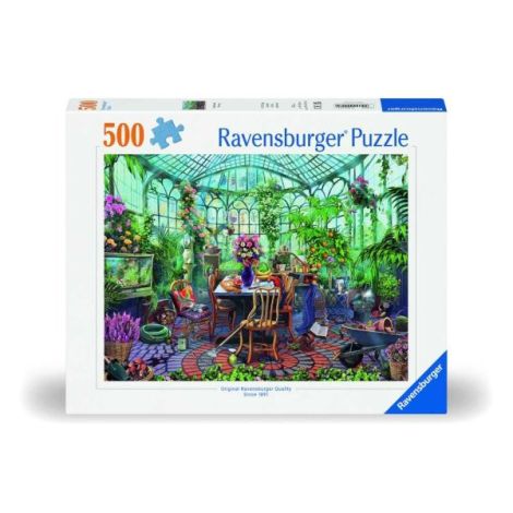 Puzzle Ravensburger 500 piese Dimineața în grădină