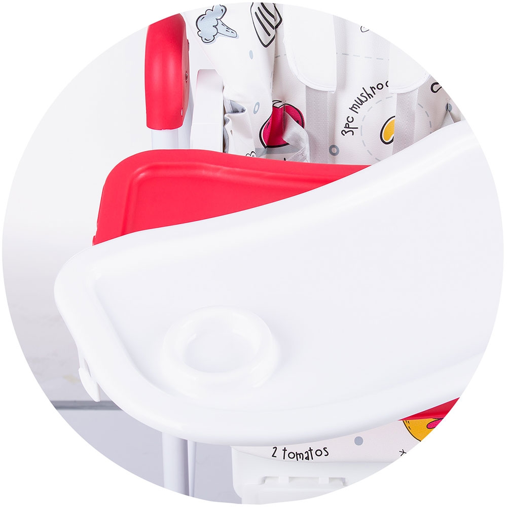 Scaun de masa Chipolino Bambino Poppy, Confortabil - imagine 6