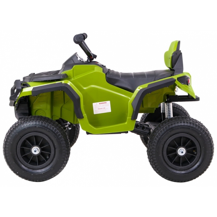 ATV Electric Copii Ramiz 90W Verde cu Suspensii și Sunete - imagine 8
