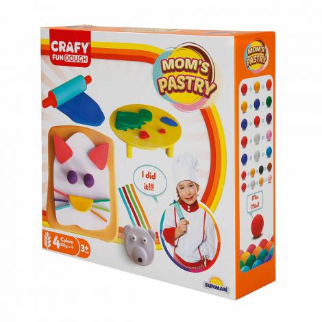 Set Plastilina Patiserie Crafy + Unelte Modelat - imagine 7