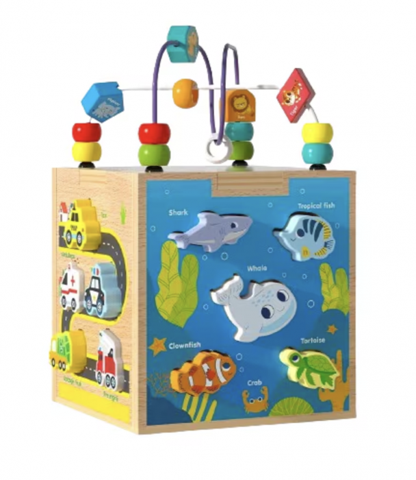 Cub Montessori 5-în-1 Krista, Sortator Marine