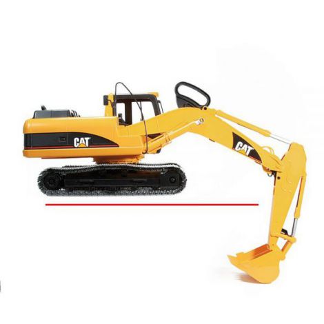 BRUDER Excavator CAT cu funcții manuale - imagine 2