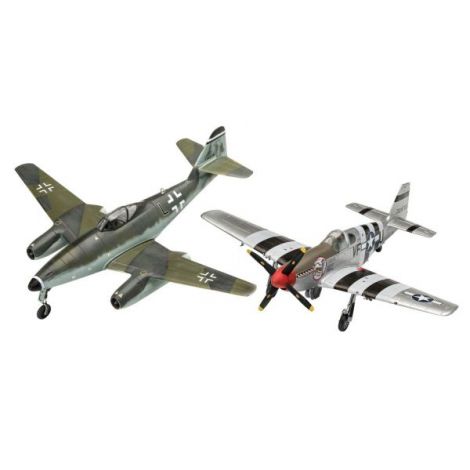 Set Revell ME262 & P51B Mustang - Modele WWII