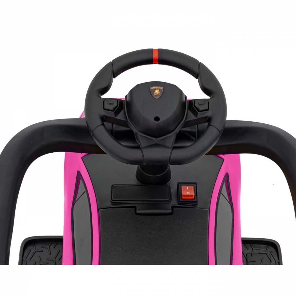 Masinuta Lamborghini Ramiz cu maner parental - imagine 2