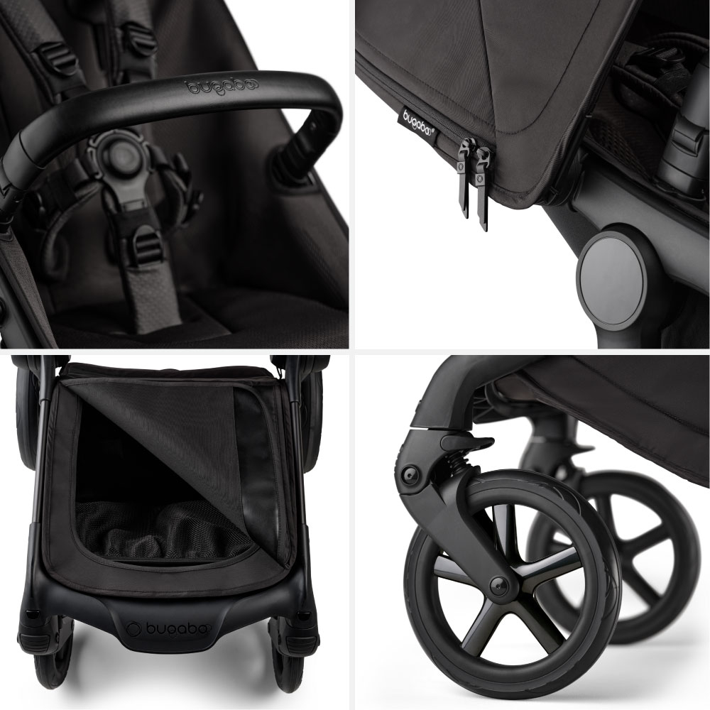Bugaboo Fox 5 Noir - Confort Premium 2 în 1 - imagine 7