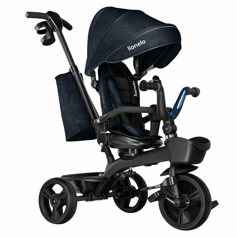 Tricicleta Lionelo Kori Blue Navy, Reversibilă - imagine 4
