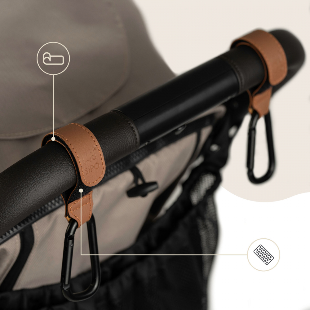 Sipo Carlige Universale Carucior - Piele Eco - 39lei