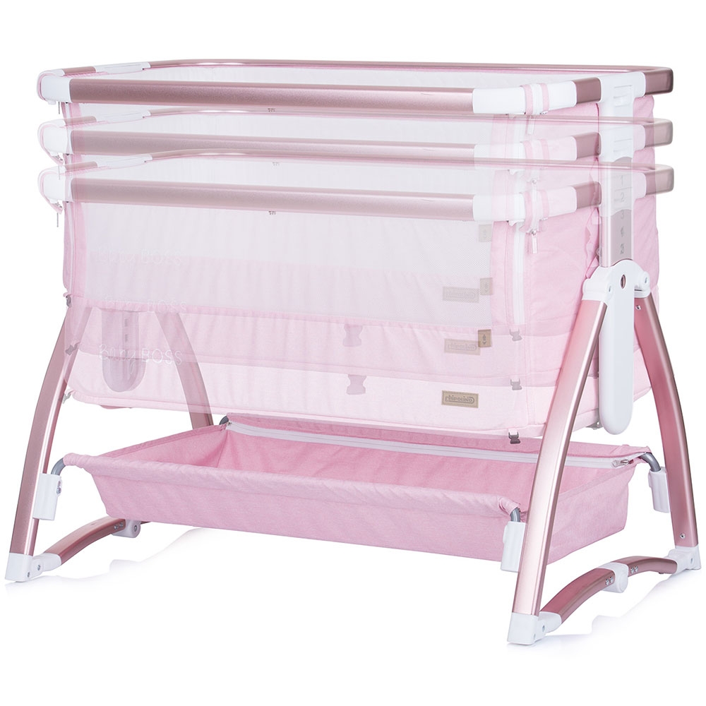 Patut Co-Sleeper Chipolino Baby Boss Blush - imagine 5