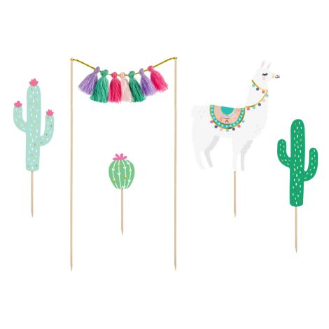 Decor Llama Party Deco | Festiv pentru Tort