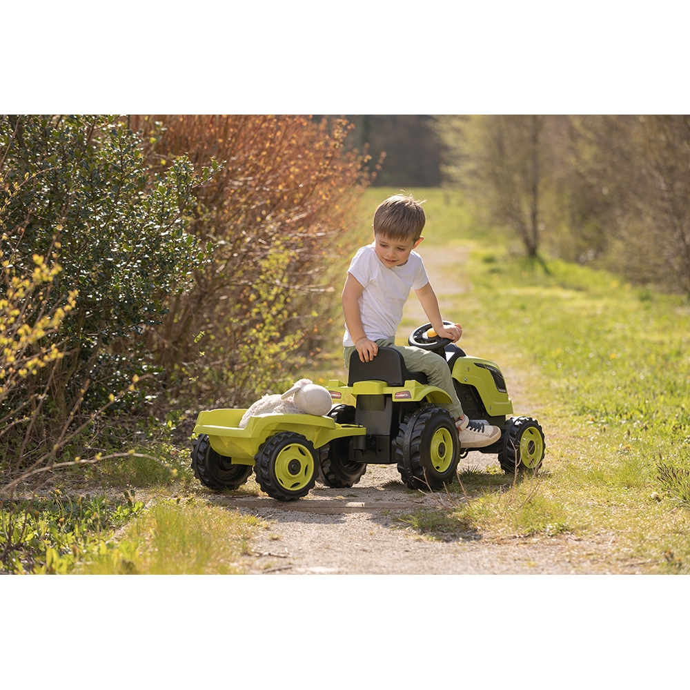 Tractor cu pedale Smoby Farmer XL și remorcă - imagine 7