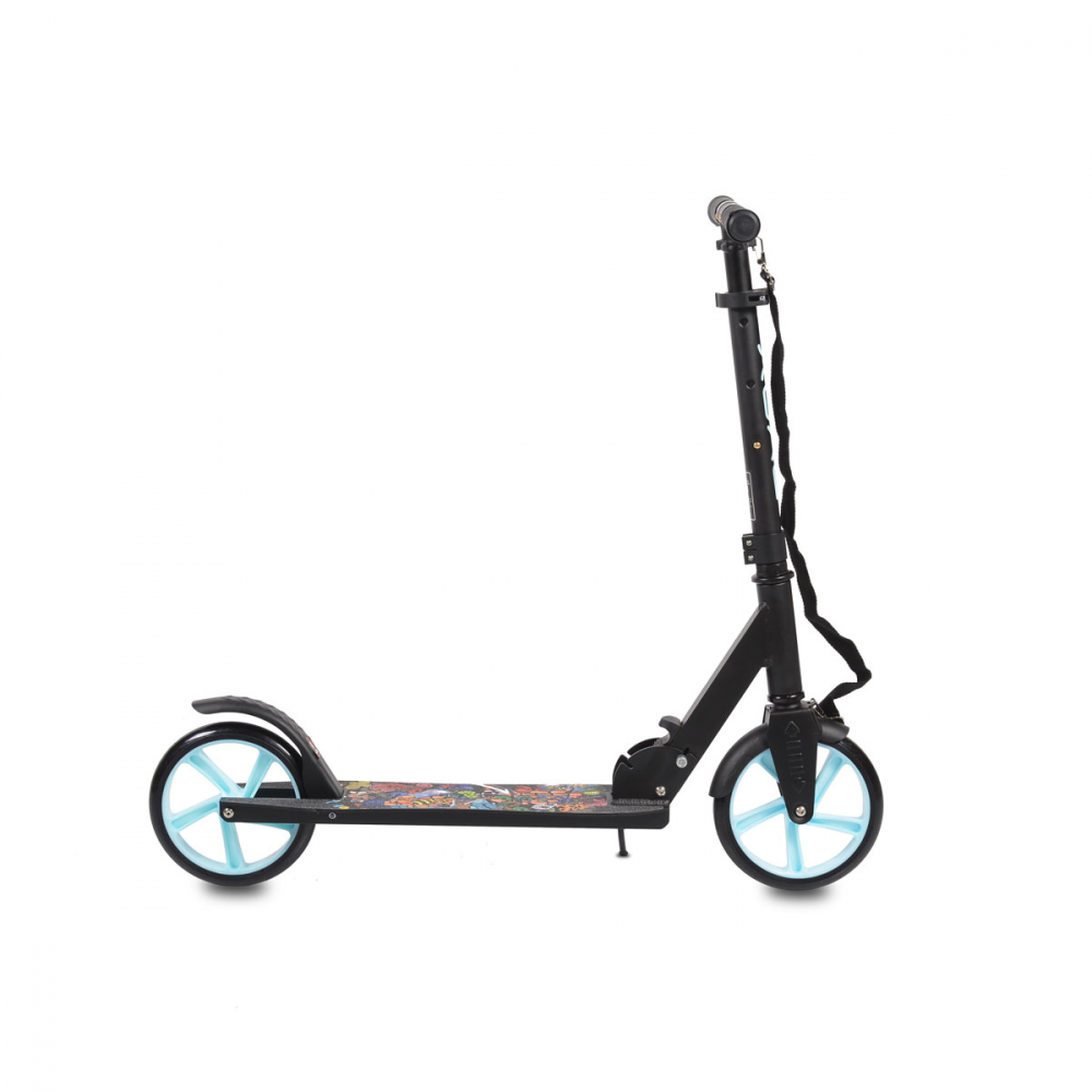 Trotineta Pliabila Byox Flurry, Aluminiu, Turcoaz - imagine 9