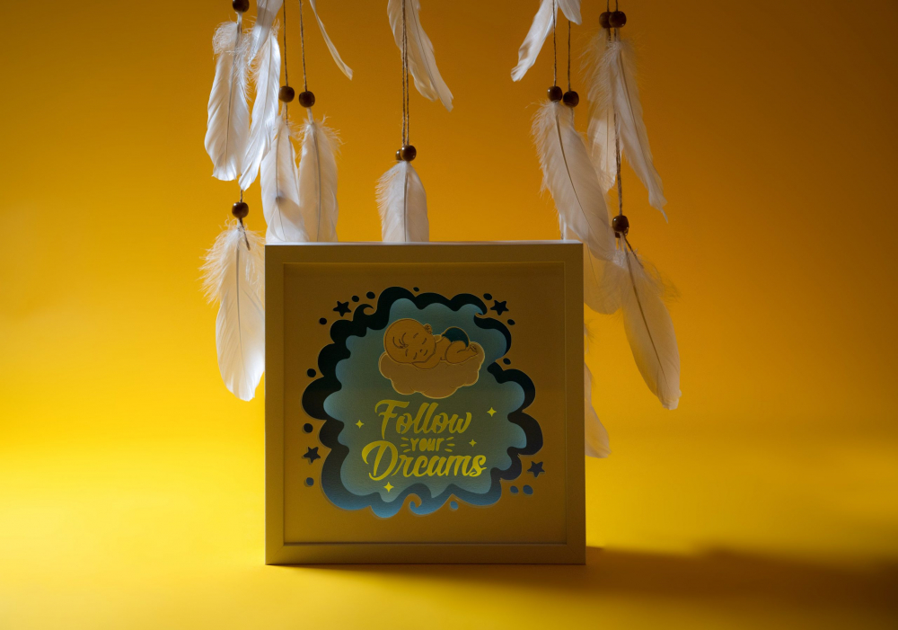 Tablou Luminos Baietel 002 Noorhandmadeatelier - imagine 2