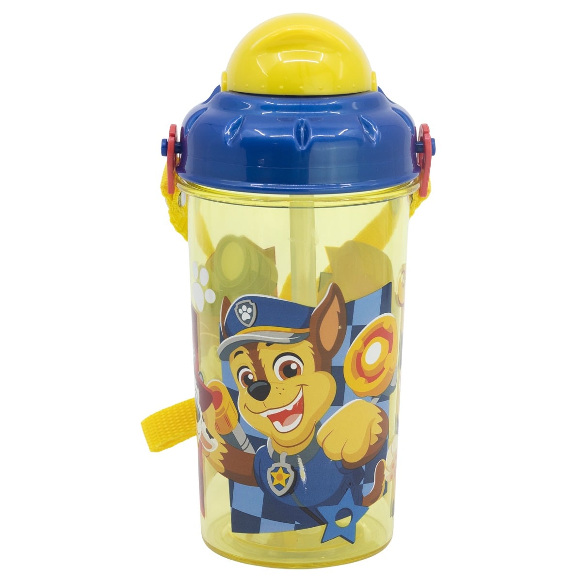 Sticla din plastic cu pai, Paw Patrol, 465 ml, Stor