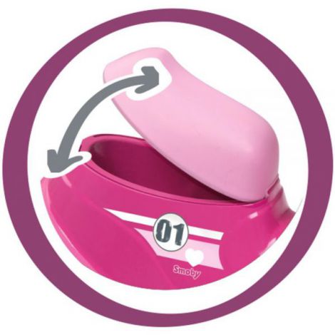 Scuter Smoby Pink pentru Copii 1.5+ Ani - imagine 2