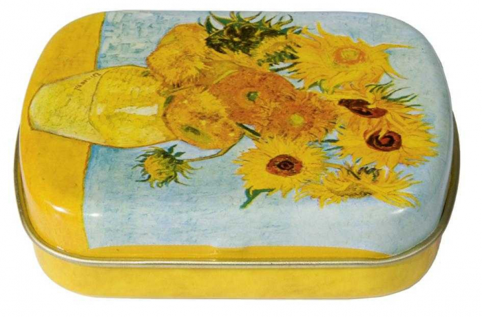 Cutiuta Metalica Fridolin Van Gogh Floarea Soarelui