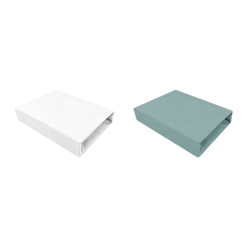 Set 2 cearceafuri Qmini Oeko-Tex 90x40 cm