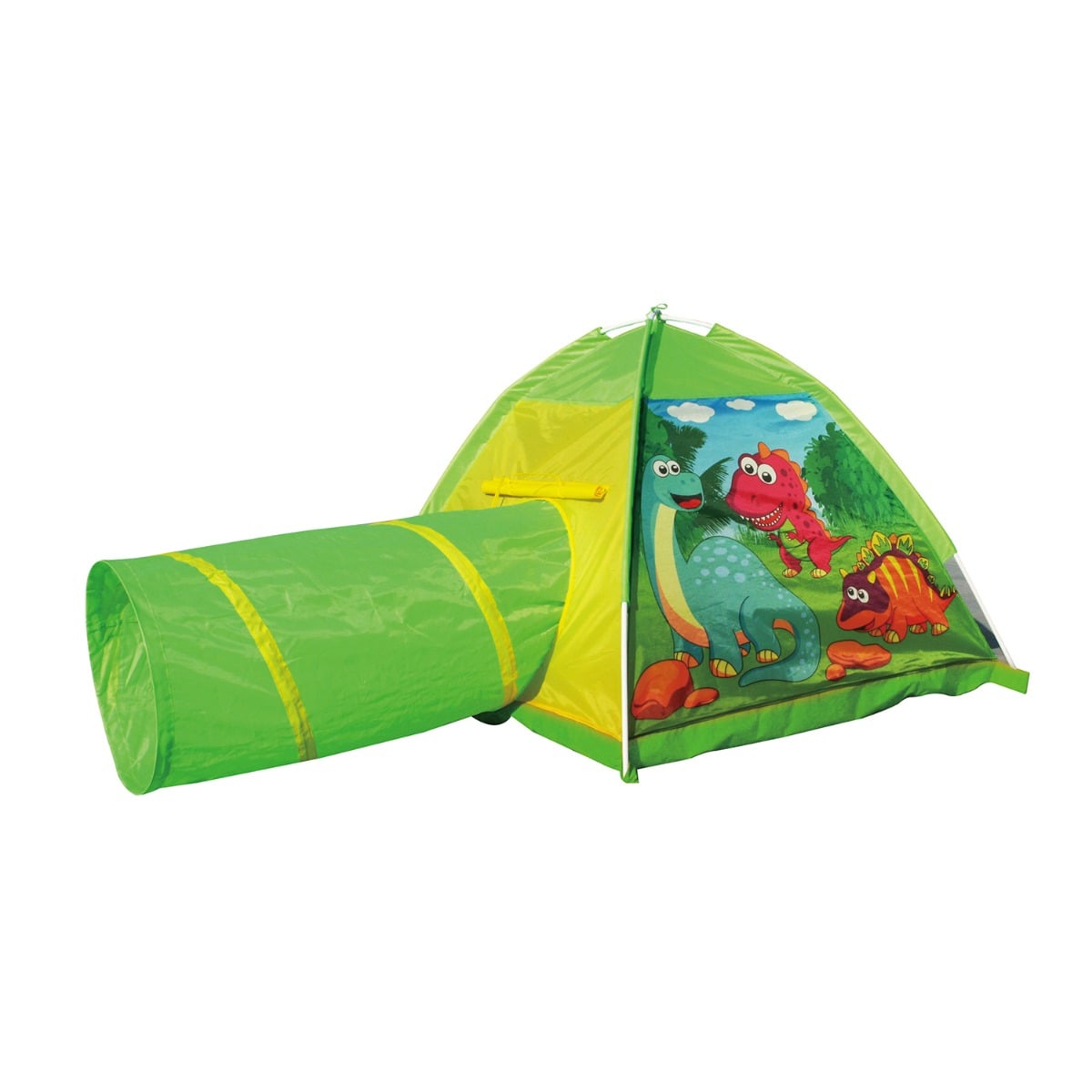 Cort cu tunel Dinosaur Iplay-Toys pentru interior și exterior