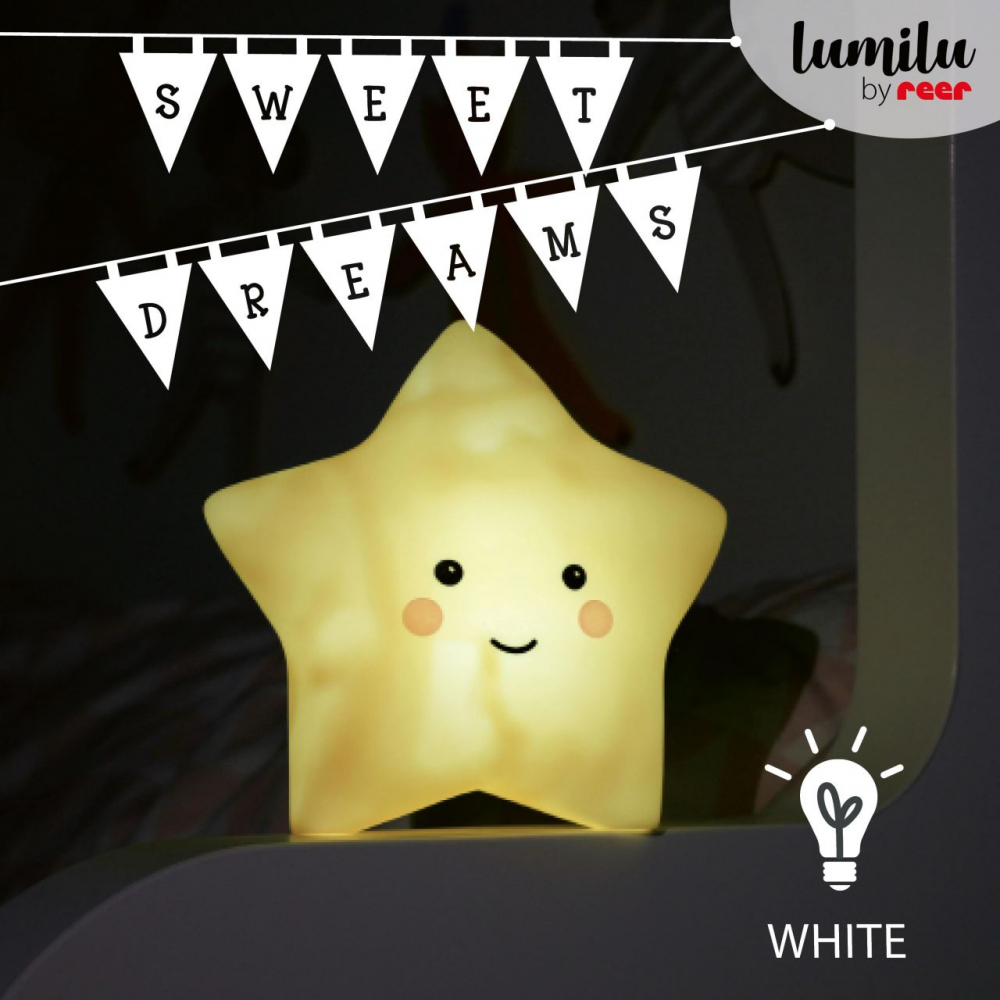 Lampa veghe Reer Stea Galbena LED Timbru - imagine 2
