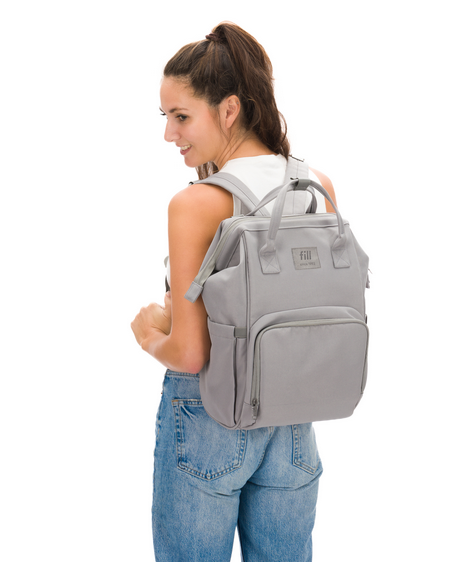 Geanta Rucsac Fillikid Barcelona Stone Grey | Practică - imagine 10
