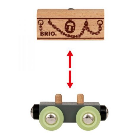 Tren Fantoma Brio Glow in the Dark, 3 Piese - imagine 4