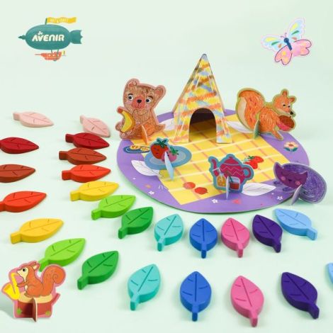 Avenir Kit La Picnic cu Creioane Colorate Spalabile - imagine 4