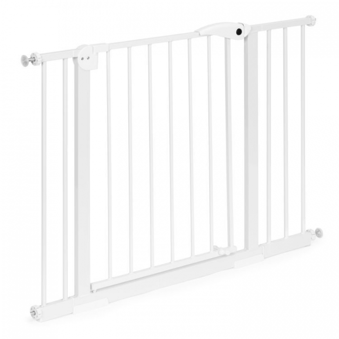 Poarta Siguranta Ecotoys Alb 74-105cm - imagine 5