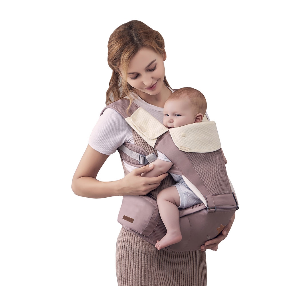 Marsupiu Chipolino Hip Star Rose, Ergonomic - imagine 2