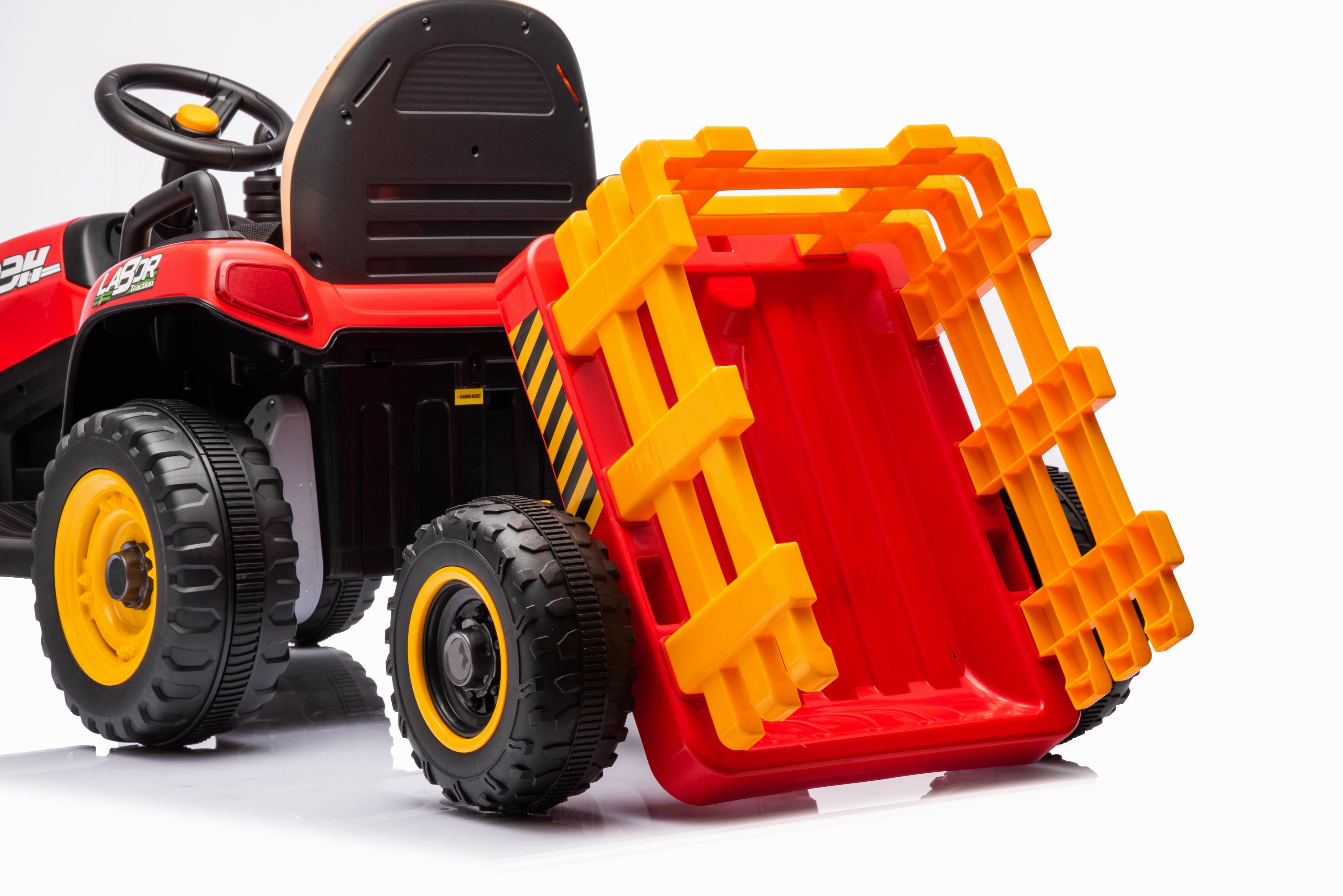 Tractor Electric Copii 12V cu Remorcă Autokids - imagine 7