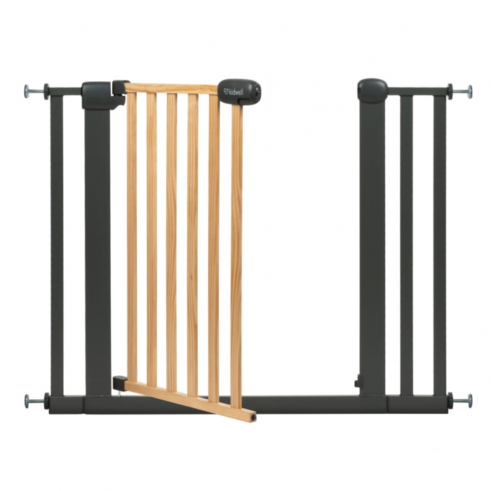 Poartă Siguranță Kidwell Trasti, Negru, 74-105 cm - imagine 2