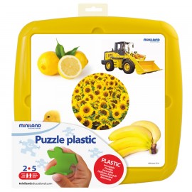Puzzle Culoarea Galbenă Miniland | Dezvoltare Creativă - imagine 2