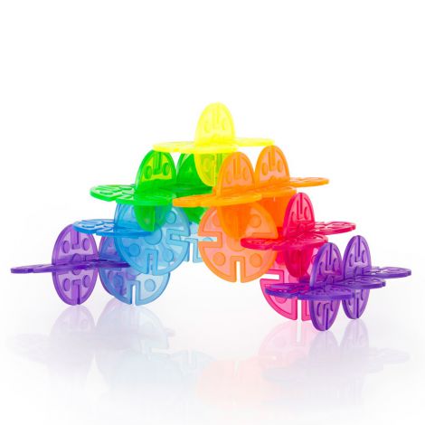 Interlox 96 piese Guidecraft - Jucărie constructie - imagine 2