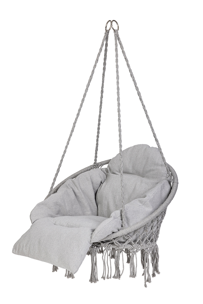 Leagan Suspendat XXL Grey Ikonka cu Perna - imagine 12