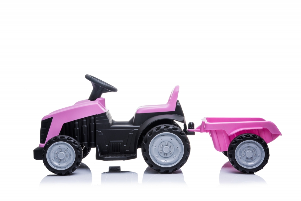 Tractor Electric Pink Nichiduta cu Remorcă - imagine 5