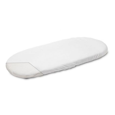 Husa Bumbac Elastic Sensillo Landou Alb - imagine 2