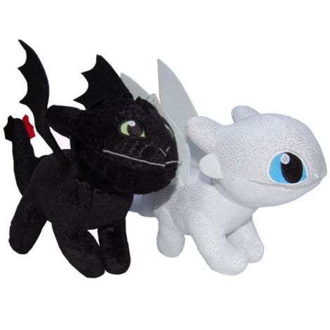 Set Dragons Play by Play Toothless si Light Fury 28cm